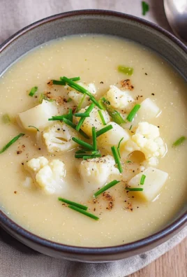 Blumenkohlsuppe - mit Kartoffeln, wie von Oma