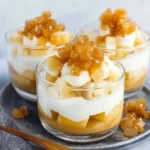 Bratapfel-Dessert im Glas