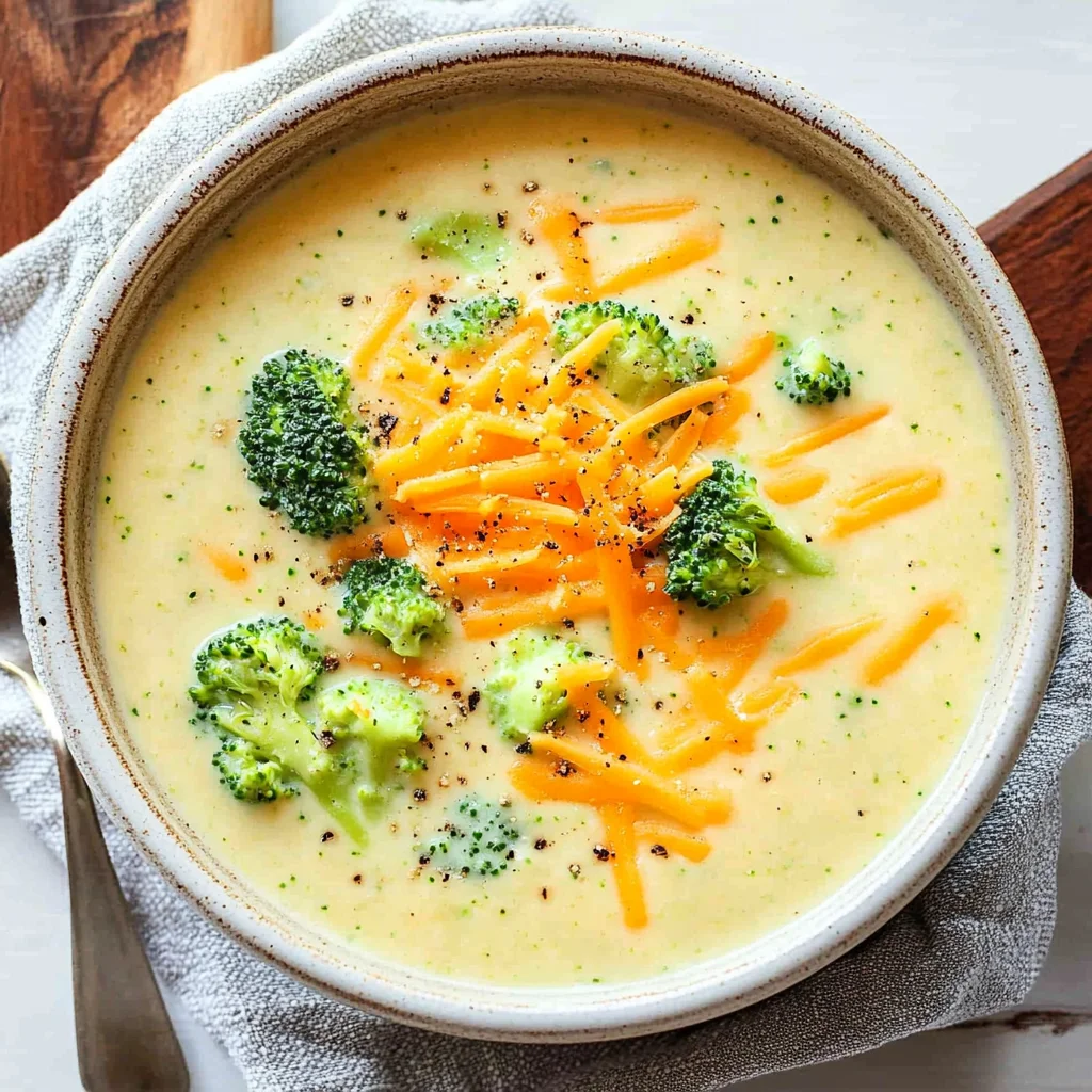 Brokkoli-Cheddar-Suppe - so cremig