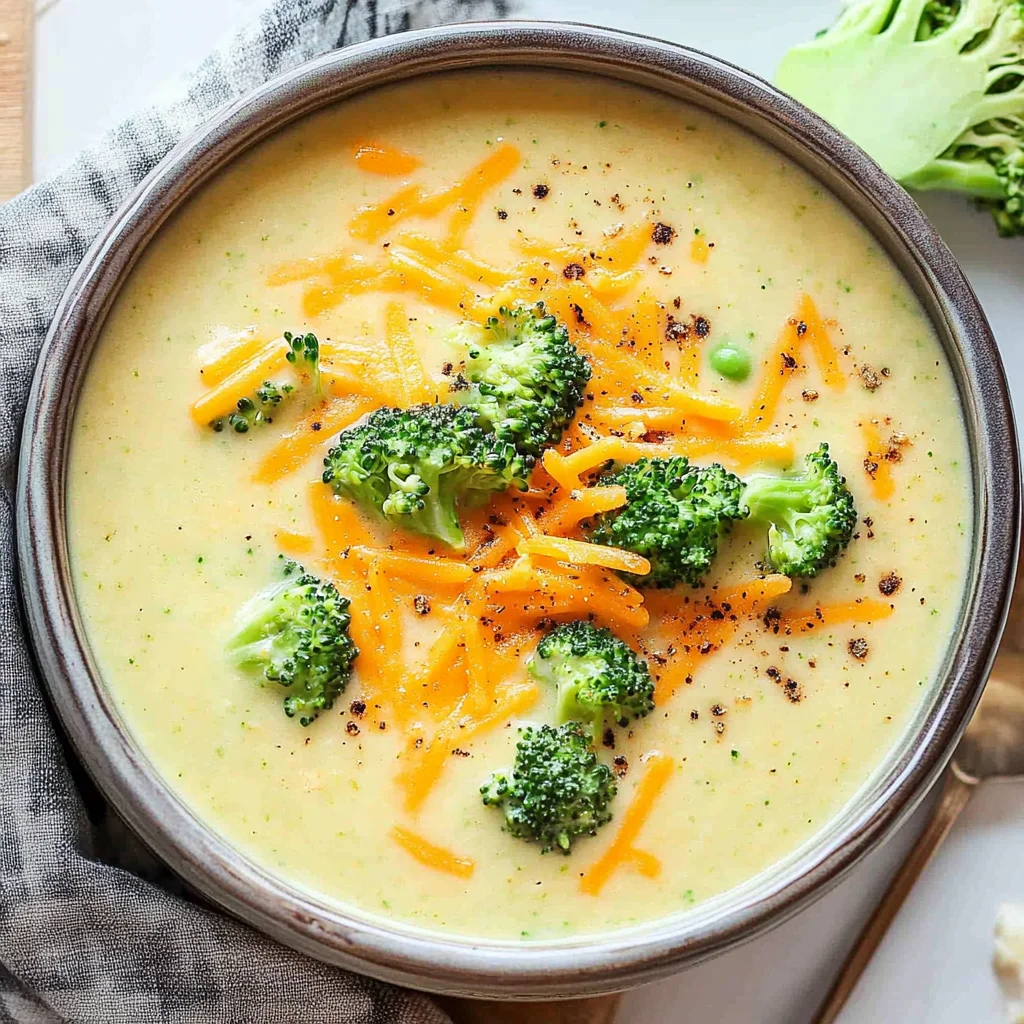 Brokkoli-Cheddar-Suppe