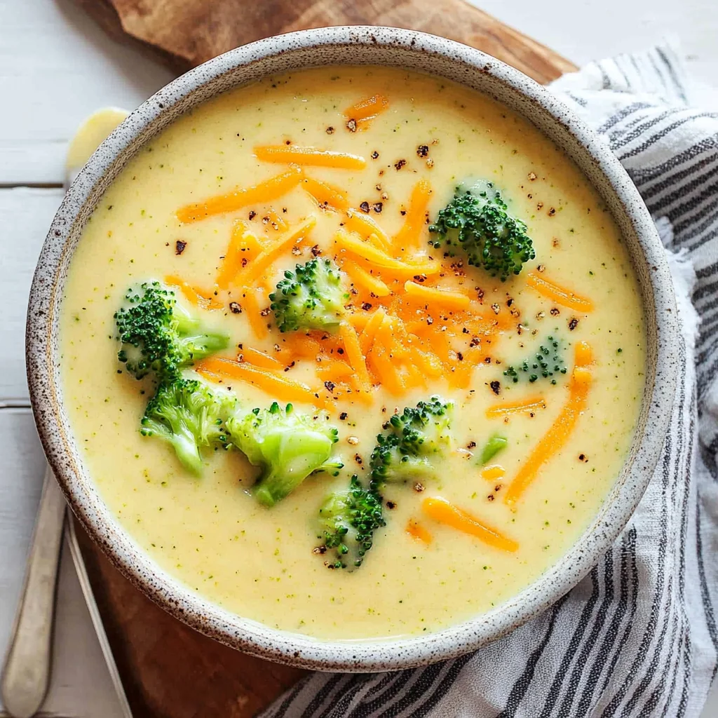 Brokkoli-Cheddar-Suppe