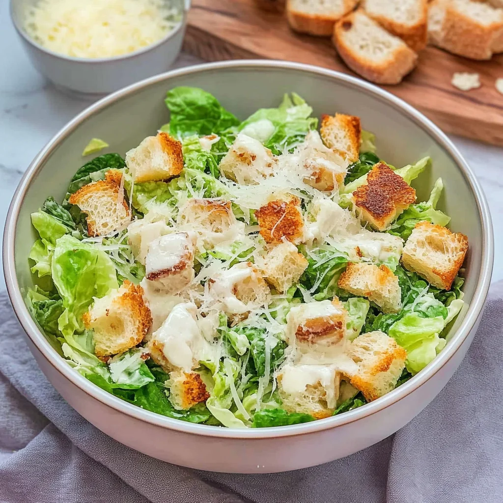 Caesar Salad - ohne Ei & Sardellen
