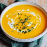 Cremige Butternut-Kürbis-Suppe
