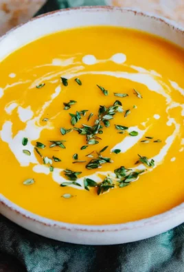 Cremige Butternut-Kürbis-Suppe