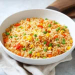 Gebratener Reis mit Ei und Gemüse (asiatisch & vegetarisch)