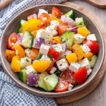 Griechischer Bauernsalat (einfaches Salat Rezept)