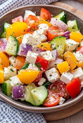 Griechischer Bauernsalat (einfaches Salat Rezept)