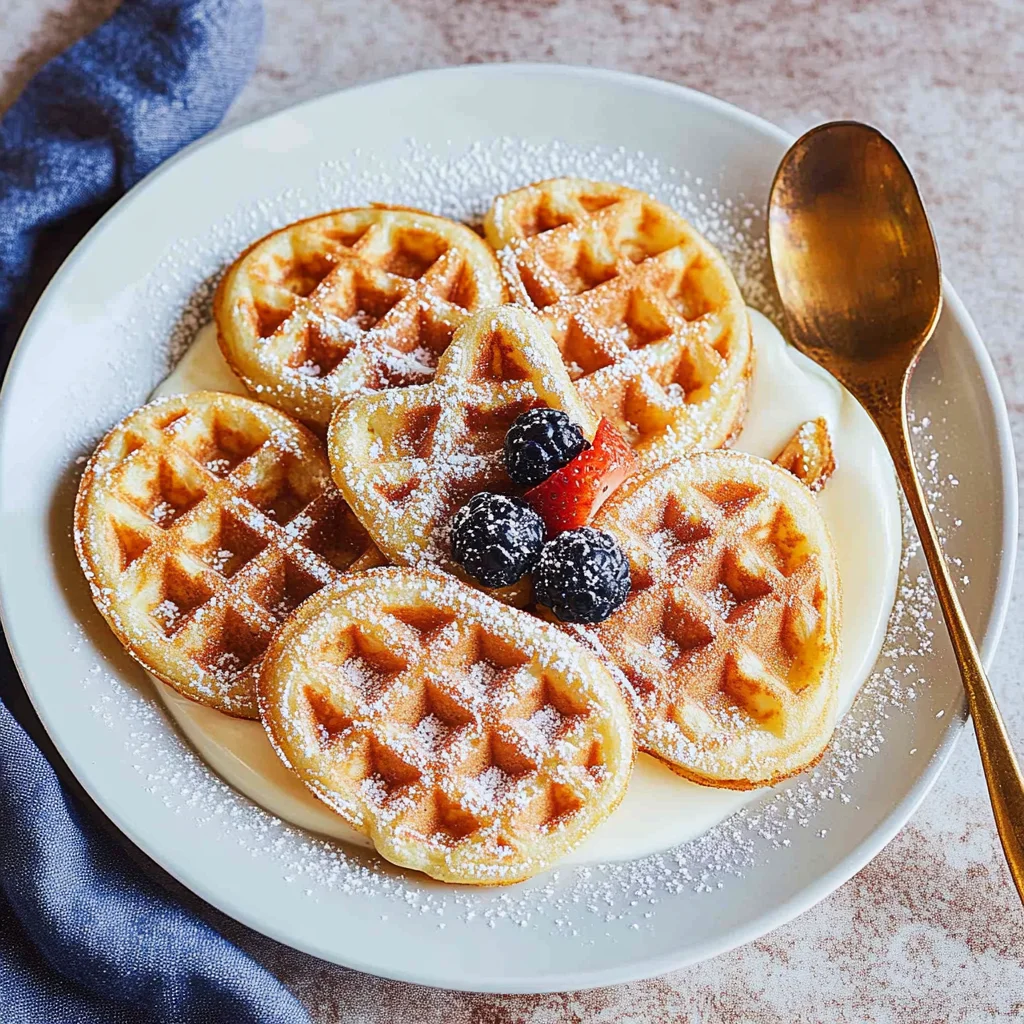 Joghurt-Waffeln - so saftig