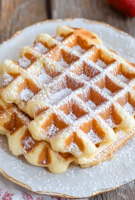 Knusprige Belgische Waffeln mit Hefe