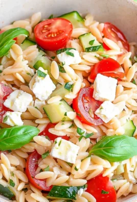 Kritharaki-Salat mit Feta - schnell & einfach