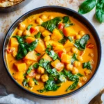Kürbis-Kichererbsen-Curry