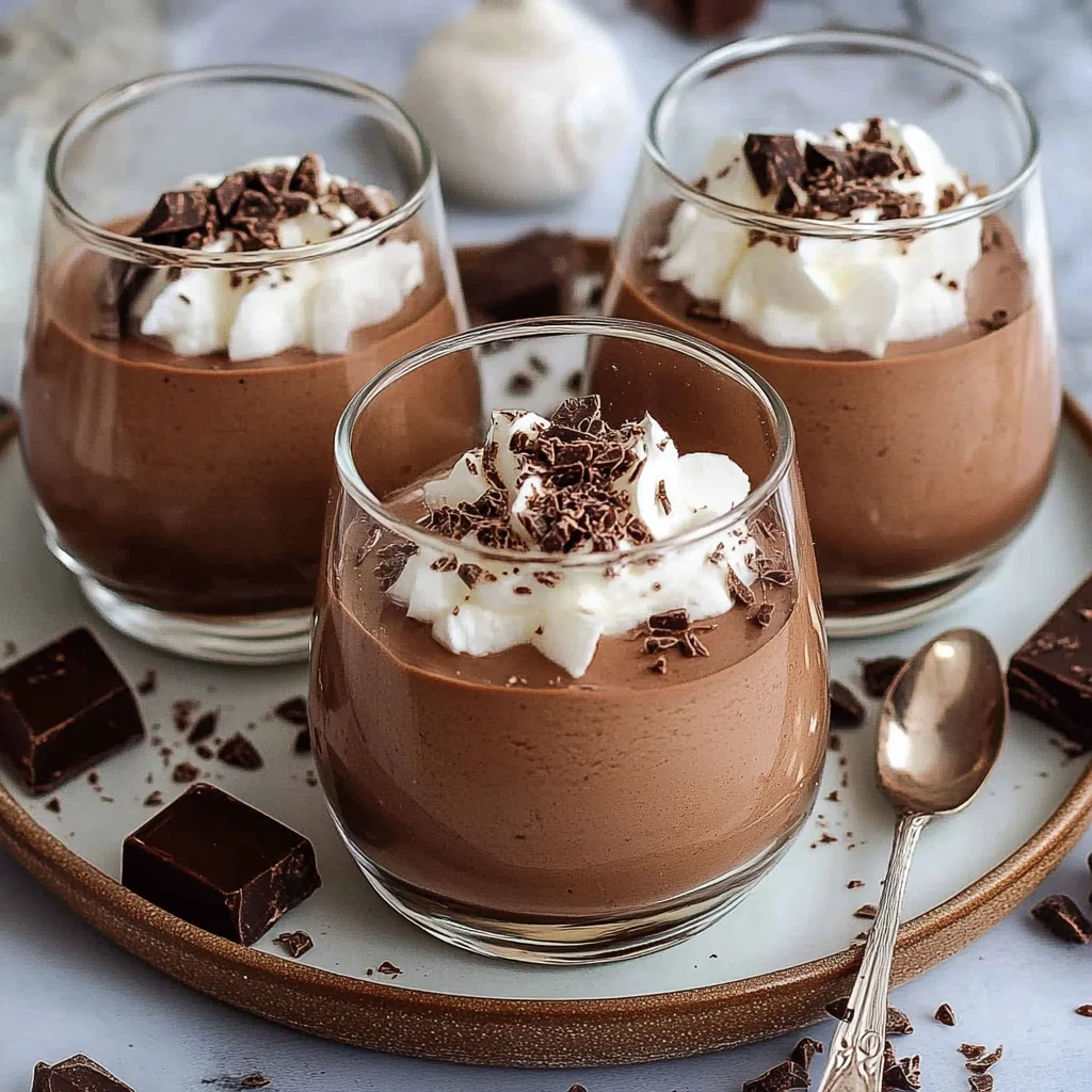 Mousse au Chocolat ohne Ei