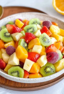 Obstsalat selber machen (schnelles Rezept)