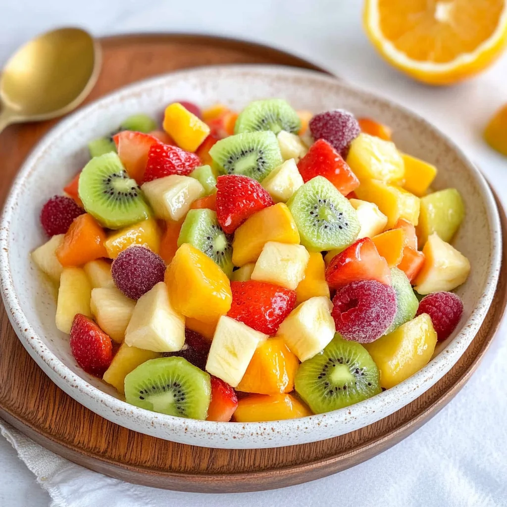 Obstsalat selber machen (schnelles Rezept)