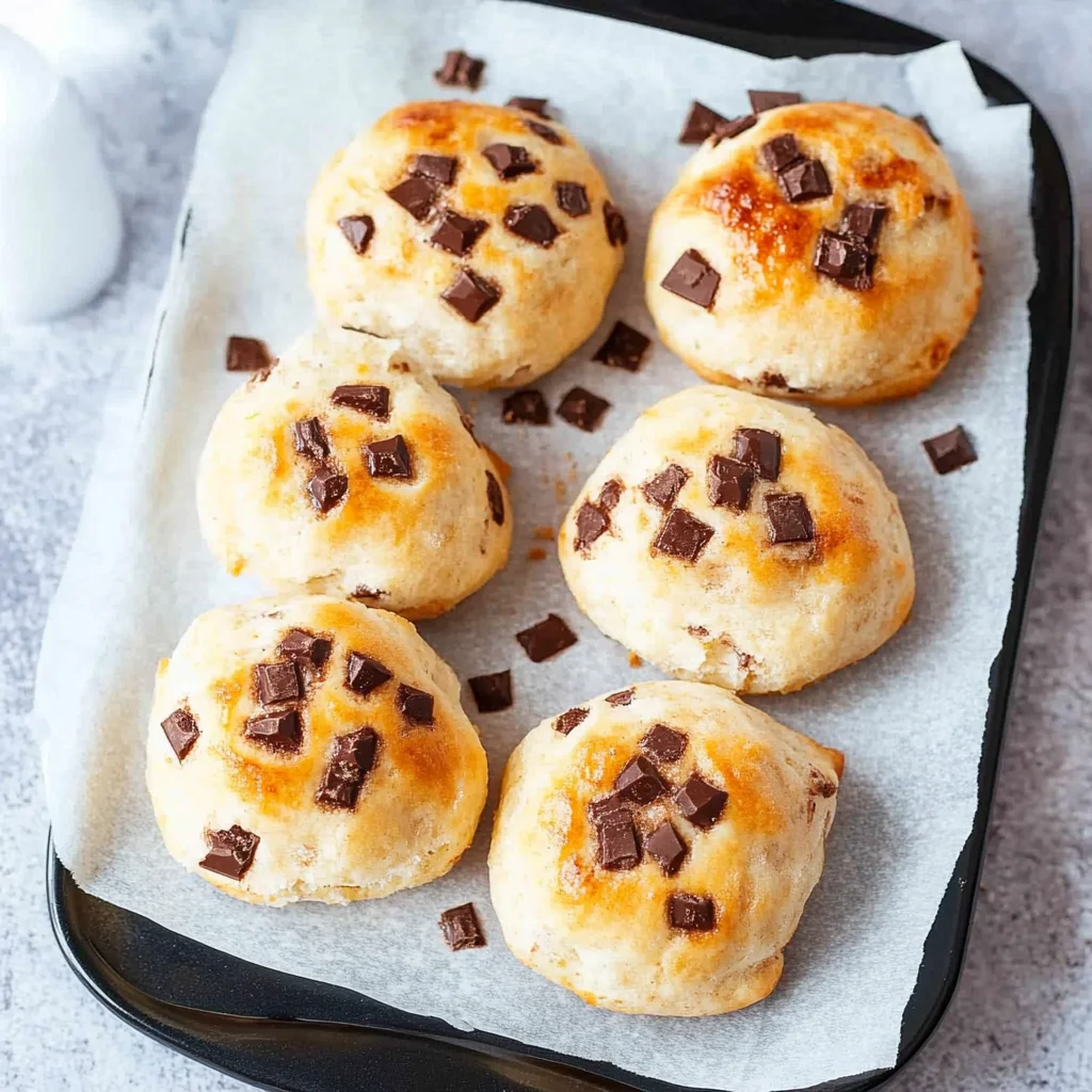 Schokobrötchen ohne Hefe selber machen