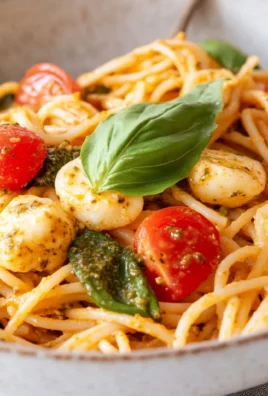 Spaghettisalat mit Pesto - schnell & einfach