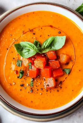 Tomaten-Paprika-Suppe aus dem Ofen