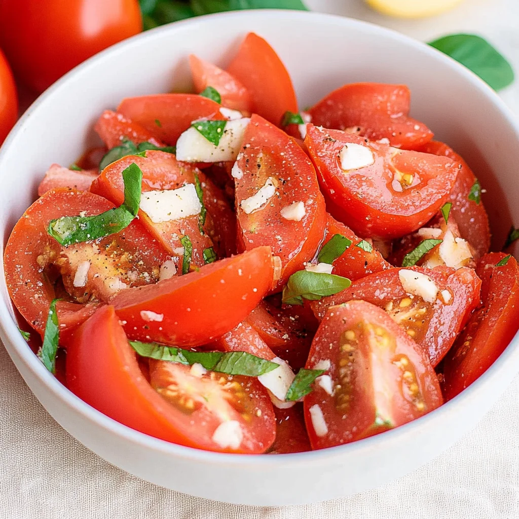 Tomatensalat - einfach & erfrischend