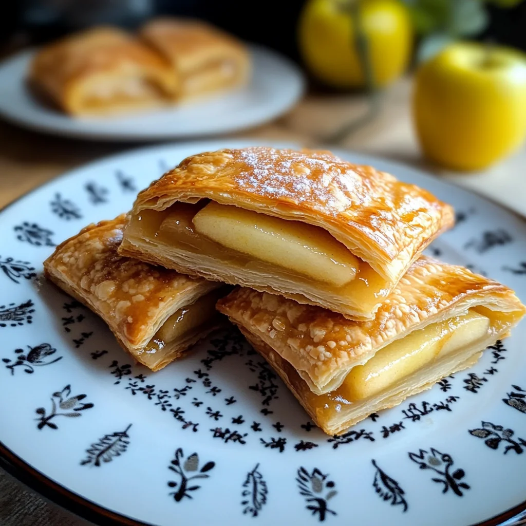Apfeltaschen mit Blätterteig aus dem Sandwichmaker