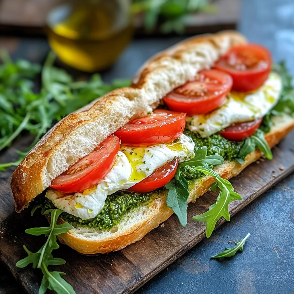 Burrata-Sandwich in 10 Minuten