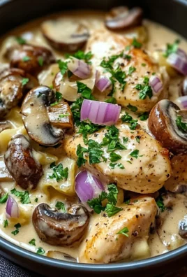 Cchicken hampignon-Rahmsauce mit Frischkäse