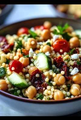 Couscous-Salat mit Kichererbsen