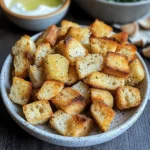 Croûtons aus der Heißluftfritteuse
