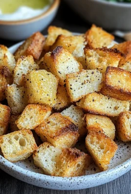 Croûtons aus der Heißluftfritteuse
