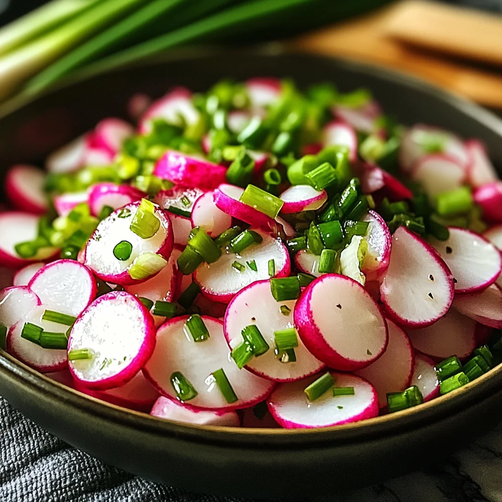 Einfacher Radieschensalat