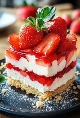 Erdbeer-Butterkeks-Dessert