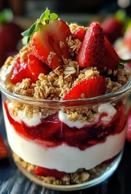 Erdbeer-Cheesecake im Glas