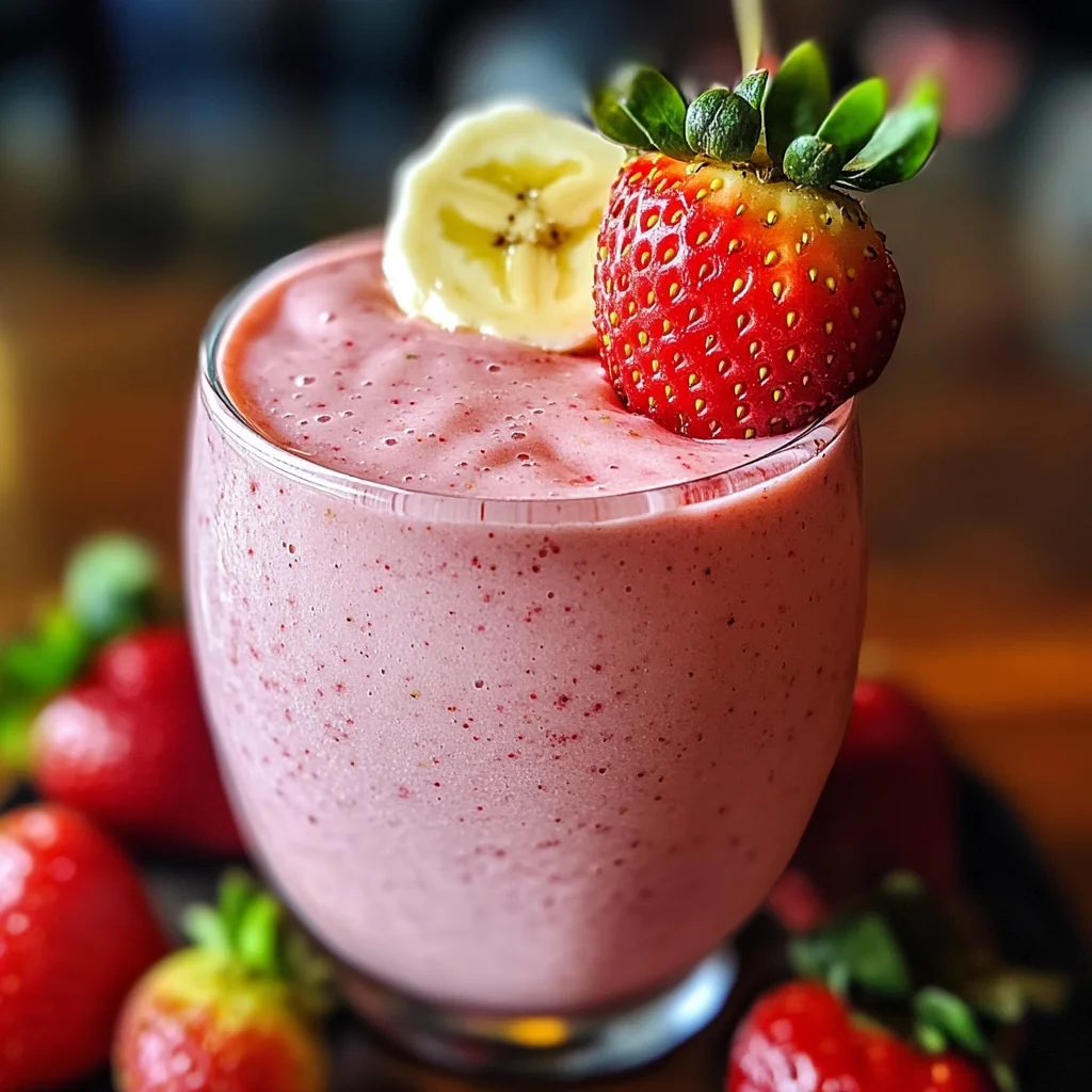 Erdbeer-Smoothie mit 3 Zutaten