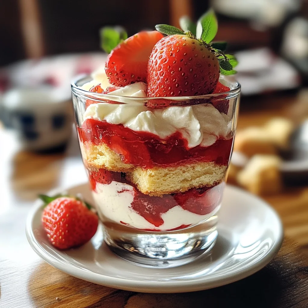 Erdbeer-Tiramisu im Glas