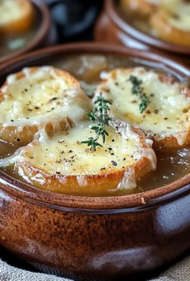 Zwiebelsuppe nach französischer Art